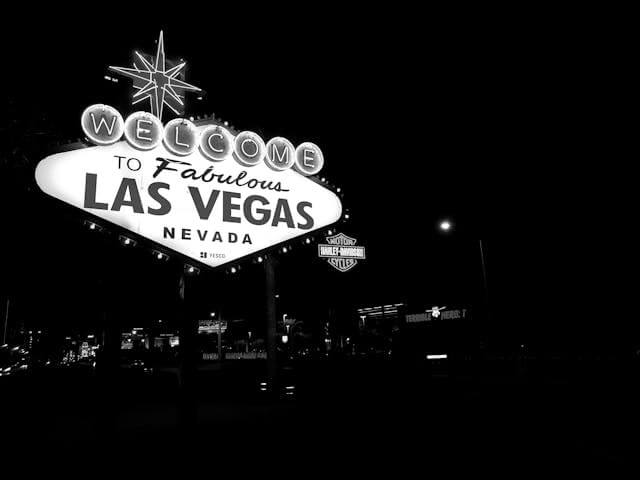 Las-vegas Las vegas skylt