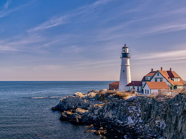 Maine-ostkust Staden Maine