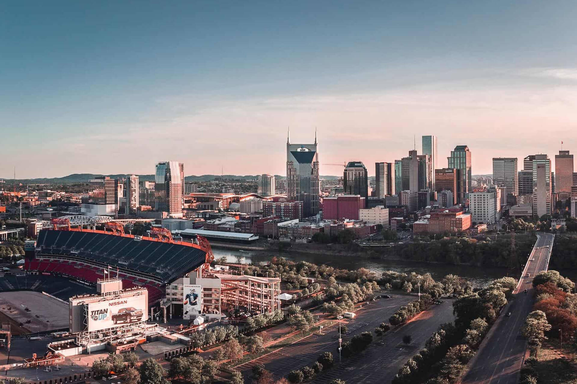 Utsiktsbild över Nashville